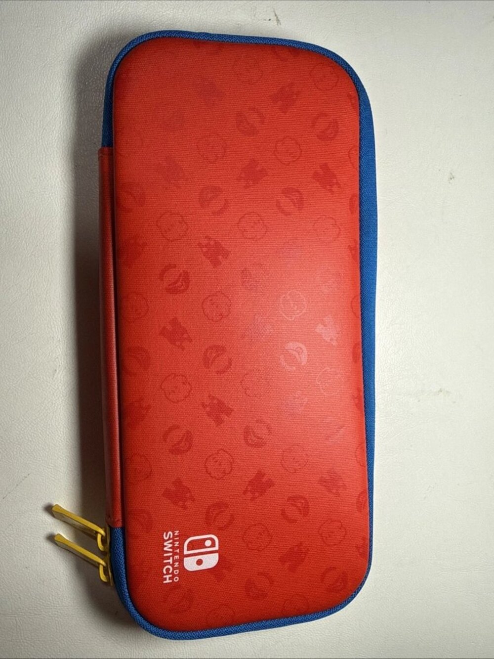 Super Mario Red & Blue Special Edition Nintendo Switch Travel Case EUC